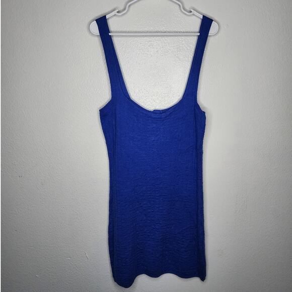 Free People Short & Sweet Mini Dress in Mazarine Pullover Sweater Knit Revolve - Picture 8 of 11